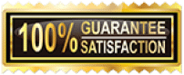 100% Guarantee Satisfaction badge